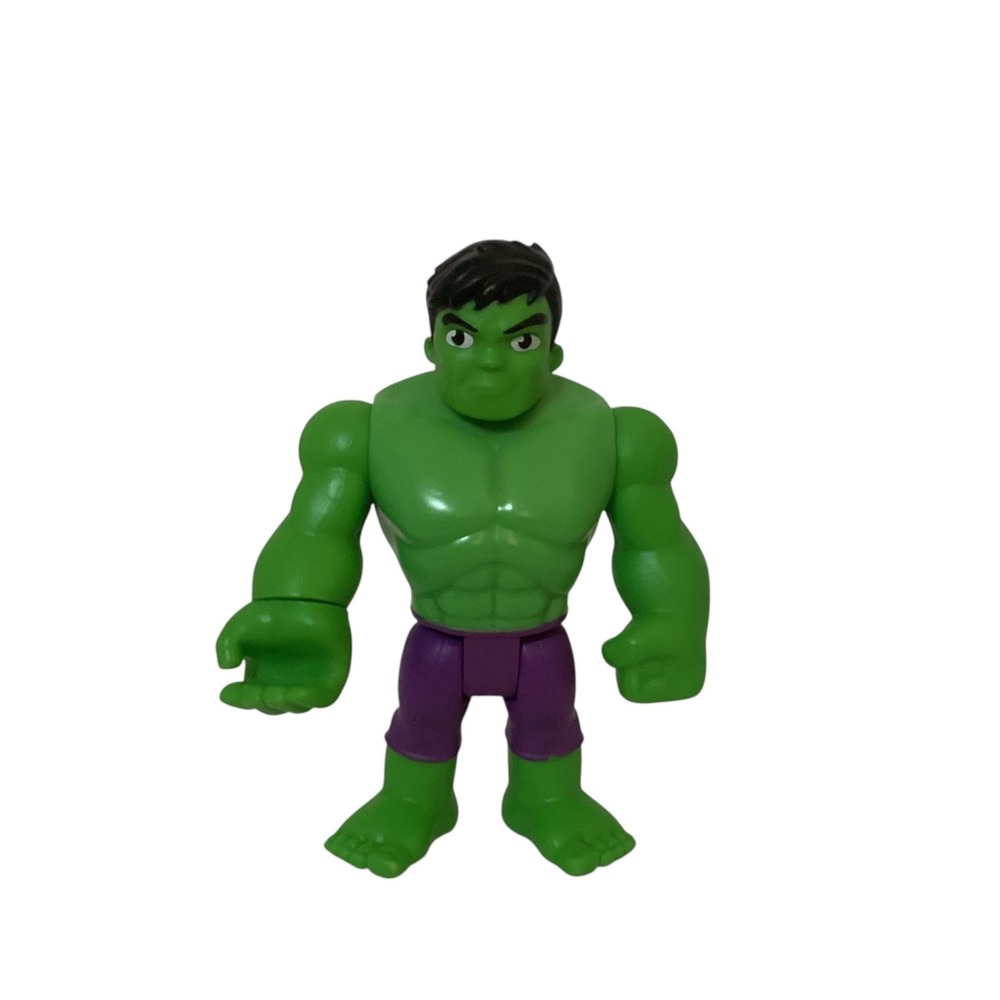Marvel Hasbro Hulk Action Figure Green Purple Shorts 2021 
4"